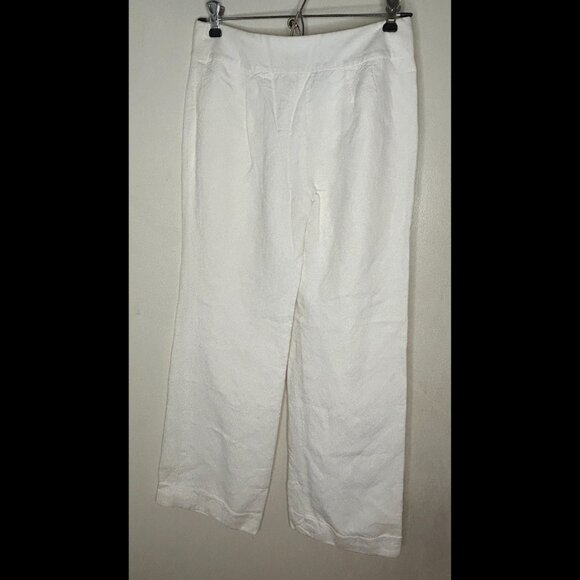 ANN TAYLOR LOFT PETITES White Slim LAURA Trousers Dress Pants Slacks Sz 0P NWOT - Picture 2 of 6